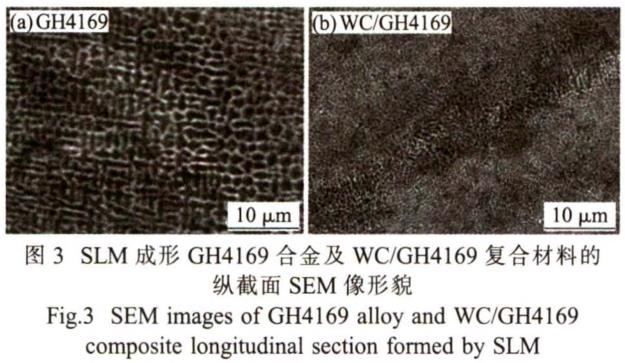 選區(qū)激光熔化成形WC/GH4169復合材料組織和性能的研究