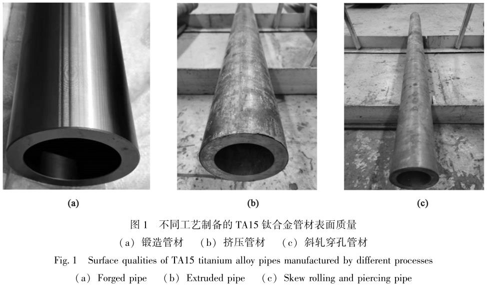 GH4169高溫合金廠家談不同工藝制備TA15鈦合金管材