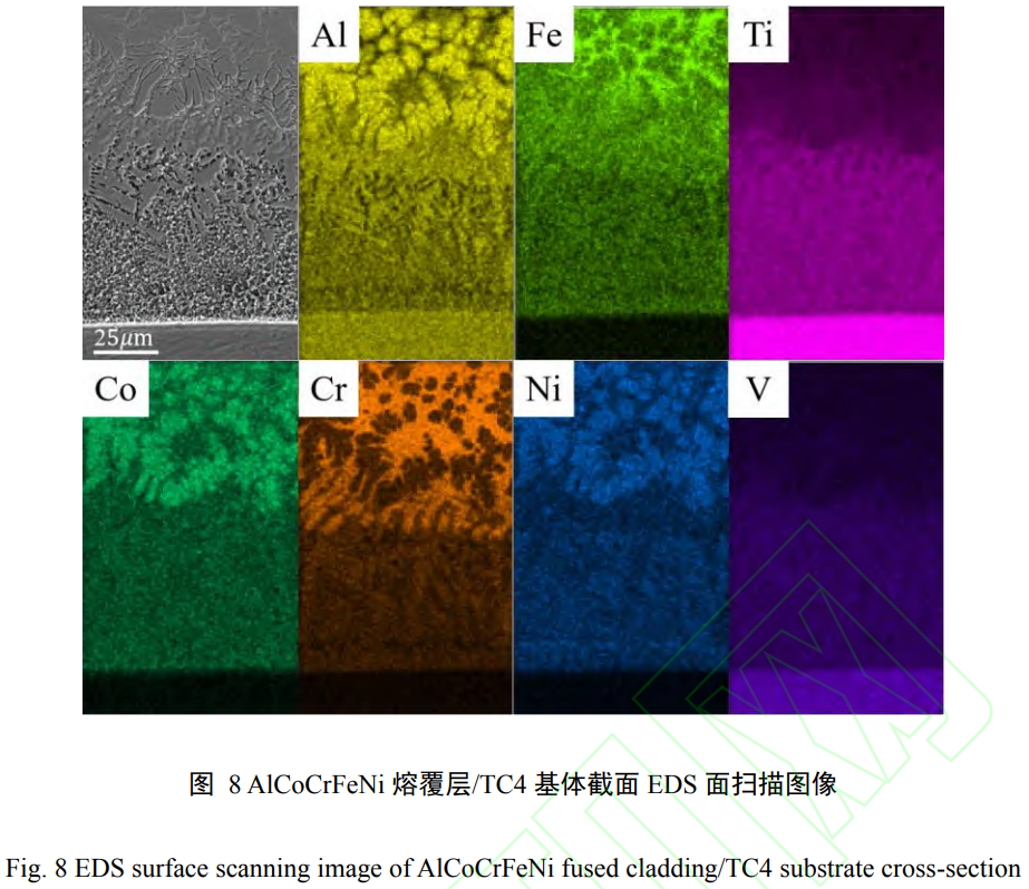 TC4鈦合金表面激光熔覆AlCoCrFeNi高熵合金的組織與性能